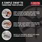 Delta GR150-SP Glass Rinser for Kitchen Sinks – SpotShield Stainless, High-Pressure Countertop Rinser