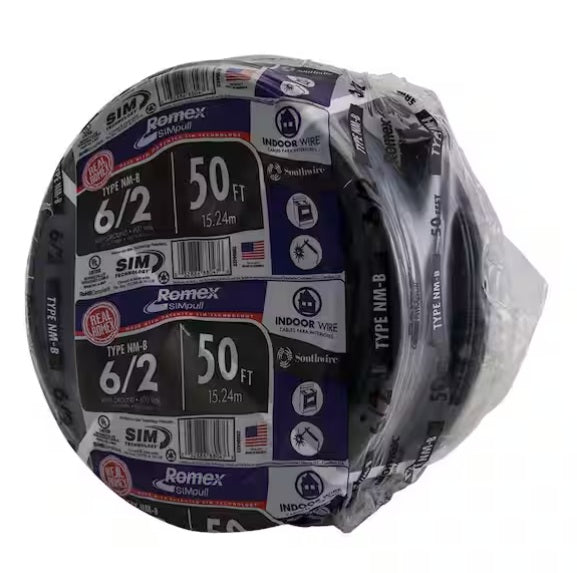 Southwire 6/2 NM-B Copper Wire 50ft - alternate view 5