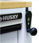 Husky 72 in. 18-Drawer Mobile Workbench with Adjustable-Height Solid Wood Top