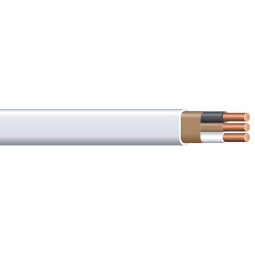 Southwire Romex SIMpull 14/2 NM-B Copper Wire with Ground 25 ft White (28827421)