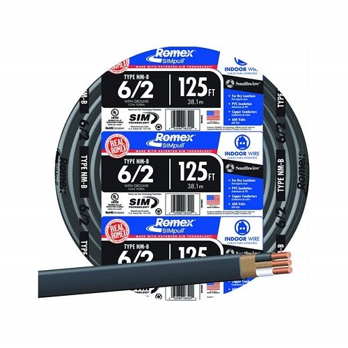 Southwire 6/2 NM-B Copper Wire with Ground 250 ft - main product image