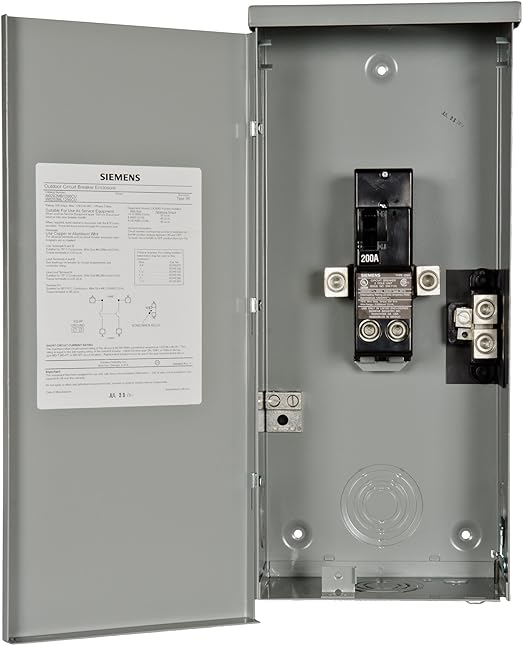 Siemens W0202MB1200CU 200 Amp Outdoor Circuit Breaker Enclosure