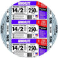Southwire Armorlite 14/2 MC Aluminum Armored Cable 250 ft, 600V (68579201)