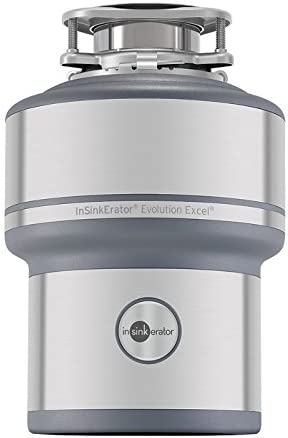 InSinkErator Garbage Disposal, Evolution Excel, 1.0 HP Continuous Feed