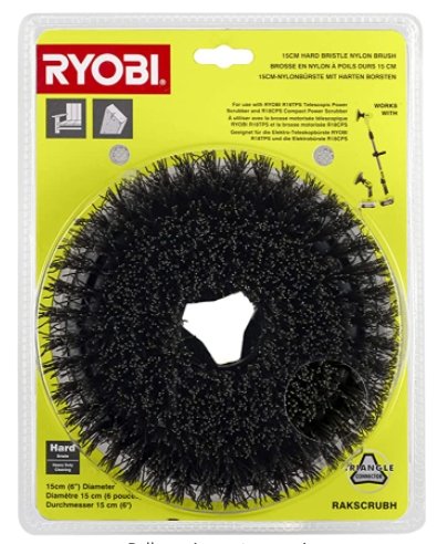 Ryobi RAKSCRUBH Hard Nylon Brush (Single) - PuraVizion